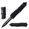 9" Black Tactical Recon Automatic Serrated OTF Combat Knife -CUTLERY WHOLESALER Sales 10 929DBS220 20Copy