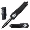 9" Skull Tactical Recon Automatic Serrated OTF Combat Knife -CUTLERY WHOLESALER Sales 10 929SK20 20Copy