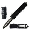 8.5" Black Delta Force OTF Dual Action Automatic Knife -CUTLERY WHOLESALER Sales 140BKDP