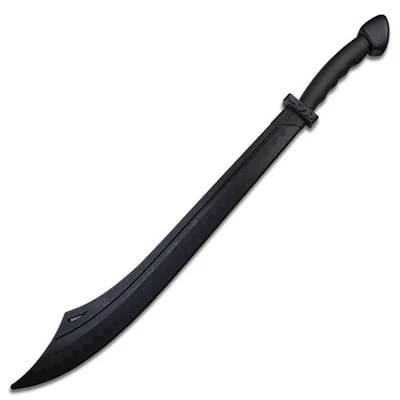 34 Inch Training Black Chinese Broadsword - PP Material 3 34 Inch Training Black Chinese Broadsword - PP Material