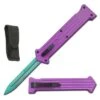 8.75" Purple Handle Double Action JOKER OTF Automatic Knife -CUTLERY WHOLESALER Sales 177PGN