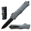 9" Grey Matrix Out Of The Front OTF Automatic Knife -CUTLERY WHOLESALER Sales 204GY