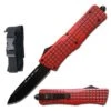 9" Red Matrix Out Of The Front OTF Automatic Knife -CUTLERY WHOLESALER Sales 204RD