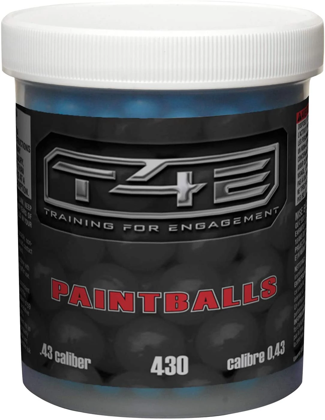 T4E Premium .43 Caliber Paintballs, Blue, 430 Count Jar 4 T4E Premium .43 Caliber Paintballs, Blue, 430 Count Jar - Image 2