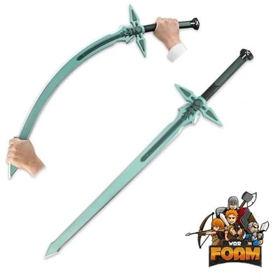 Kirito Kirigaya Dark Repulsor Foam LARP Sword SAO Cosplay Costume 3 Kirito Kirigaya Dark Repulsor Foam LARP Sword SAO Cosplay Costume