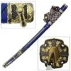 Blue Japanese Tachi Ceremonial Katana Samurai Sword Hand Forged 2 Blue Japanese Tachi Ceremonial Katana Samurai Sword Hand Forged -CUTLERY WHOLESALER Sales 2M3SI159842.1