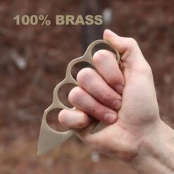 100% Pure Brass Knuckleduster Novelty Paper Weight Accessory -CUTLERY WHOLESALER Sales 3P2 BN5 1