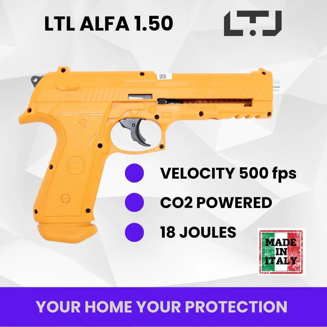 Alfa 1.50 .50 Cal Self Defense Pepper Air Pistol Paintball Gun Marker Weapon 4 Alfa 1.50 .50 Cal Self Defense Pepper Air Pistol Paintball Gun Marker Weapon - Image 2