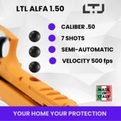 Alfa 1.50 .50 Cal Self Defense Pepper Air Pistol Paintball Gun Marker Weapon 10 Alfa 1.50 .50 Cal Self Defense Pepper Air Pistol Paintball Gun Marker Weapon -CUTLERY WHOLESALER Sales 440 190 4