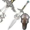 Ornate Dragons Lair Crystal Ball Fantasy Sword With Display Plaque -CUTLERY WHOLESALER Sales 4O2SI162233.1