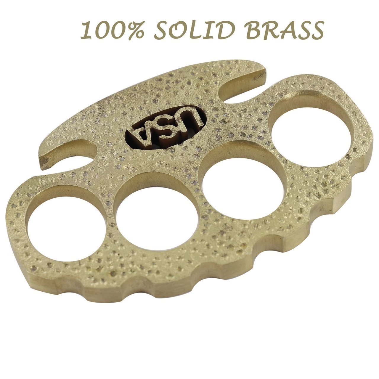 USA Initial 100% Pure Brass Knuckle Paper Weight Accessory 4 USA Initial 100% Pure Brass Knuckle Paper Weight Accessory - Image 2