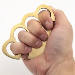 Four Finger Paperweight 100% Brass Knuckle 8 Four Finger Paperweight 100% Brass Knuckle -CUTLERY WHOLESALER Sales 6A1 BN2912 3