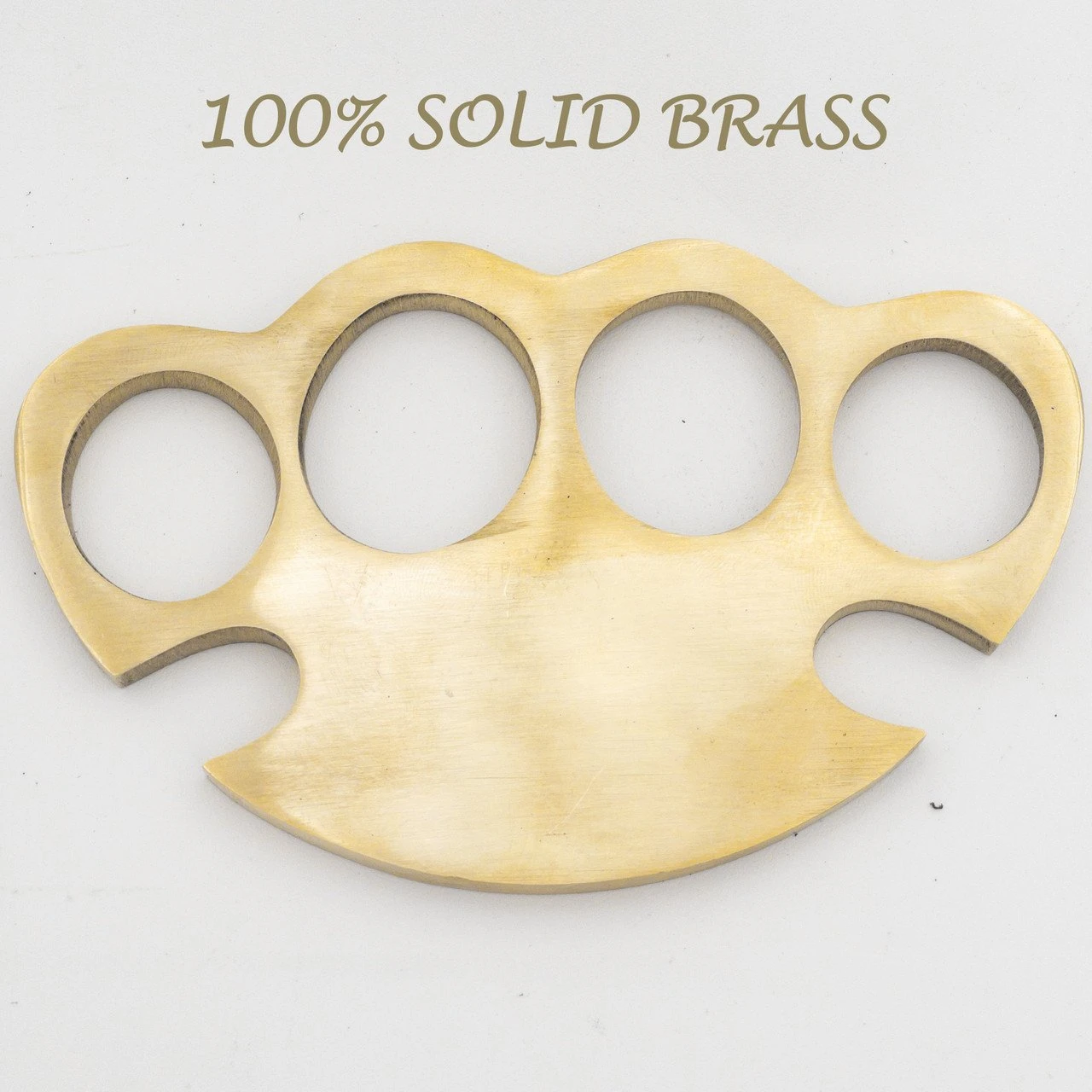Four Finger Paperweight 100% Brass Knuckle 3 Four Finger Paperweight 100% Brass Knuckle