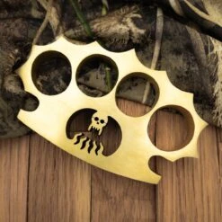 Pure Brass Demonic Skull Knuckle Paper Weight 9 Pure Brass Demonic Skull Knuckle Paper Weight -CUTLERY WHOLESALER Sales 6B1 BN2787 4