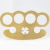 Rare Lucky Charm 100% Pure Brass Knuckle Paper Weight Accessory 2 Rare Lucky Charm 100% Pure Brass Knuckle Paper Weight Accessory -CUTLERY WHOLESALER Sales 6B1 BN2859