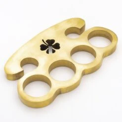 Rare Lucky Charm 100% Pure Brass Knuckle Paper Weight Accessory 8 Rare Lucky Charm 100% Pure Brass Knuckle Paper Weight Accessory -CUTLERY WHOLESALER Sales 6B1 BN2859 3