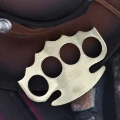 Kingsman Solid Brass Belt Buckle Knuckle Paper Weight 9 Kingsman Solid Brass Belt Buckle Knuckle Paper Weight -CUTLERY WHOLESALER Sales 6H2 BN2793 4