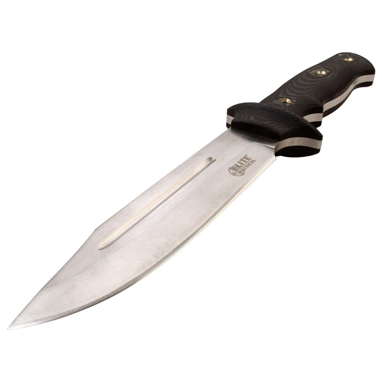 Elite Tactical Bowie Knife 12 Inch Fixed Blade Knife Micarta Handle 4 Elite Tactical Bowie Knife 12 Inch Fixed Blade Knife Micarta Handle - Image 2