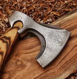 Handmade Norse Lion Functional Viking Axe Hatchet -CUTLERY WHOLESALER Sales AX03 6