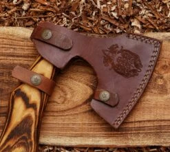 Handmade Norse Lion Functional Viking Axe Hatchet -CUTLERY WHOLESALER Sales AX03 7