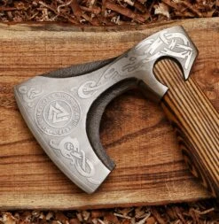 Hand Forged Valknut Viking Axe -CUTLERY WHOLESALER Sales AX05 6
