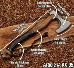 Hand Forged Valknut Viking Axe -CUTLERY WHOLESALER Sales AX05 8