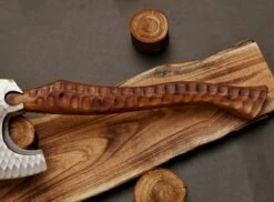 Custom Hand Forged Carbon Steel Axe With Rose Wood Shaft -CUTLERY WHOLESALER Sales AX06 4