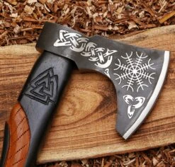 Carbon Steel Viking Battle Ready Axe -CUTLERY WHOLESALER Sales AX17 5