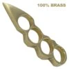 Solid Brass Knuckleduster Novelty Paper Weight Accessory -CUTLERY WHOLESALER Sales BN4 1