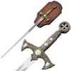 Knights Templar Sword With Wall Plaque -CUTLERY WHOLESALER Sales C94.1