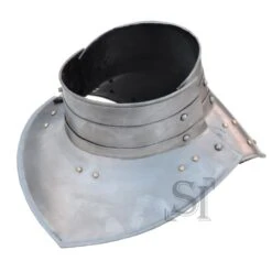 16th Century Raised Neck Gorget - 16 Gauge