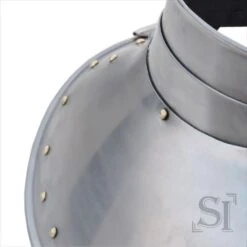16th Century Raised Neck Gorget - 16 Gauge -CUTLERY WHOLESALER Sales Collar20neck205
