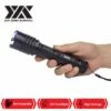 DZS Black Delta Stun Gun 10 Million Volt Rechargeable With LED Flashlight 2 DZS Black Delta Stun Gun 10 Million Volt Rechargeable With LED Flashlight -CUTLERY WHOLESALER Sales DZS1500BK1