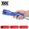 DZS Blue Delta Stun Gun 10 Million Volt Rechargeable With LED Flashlight 1 DZS Blue Delta Stun Gun 10 Million Volt Rechargeable With LED Flashlight -CUTLERY WHOLESALER Sales DZS1500BL1