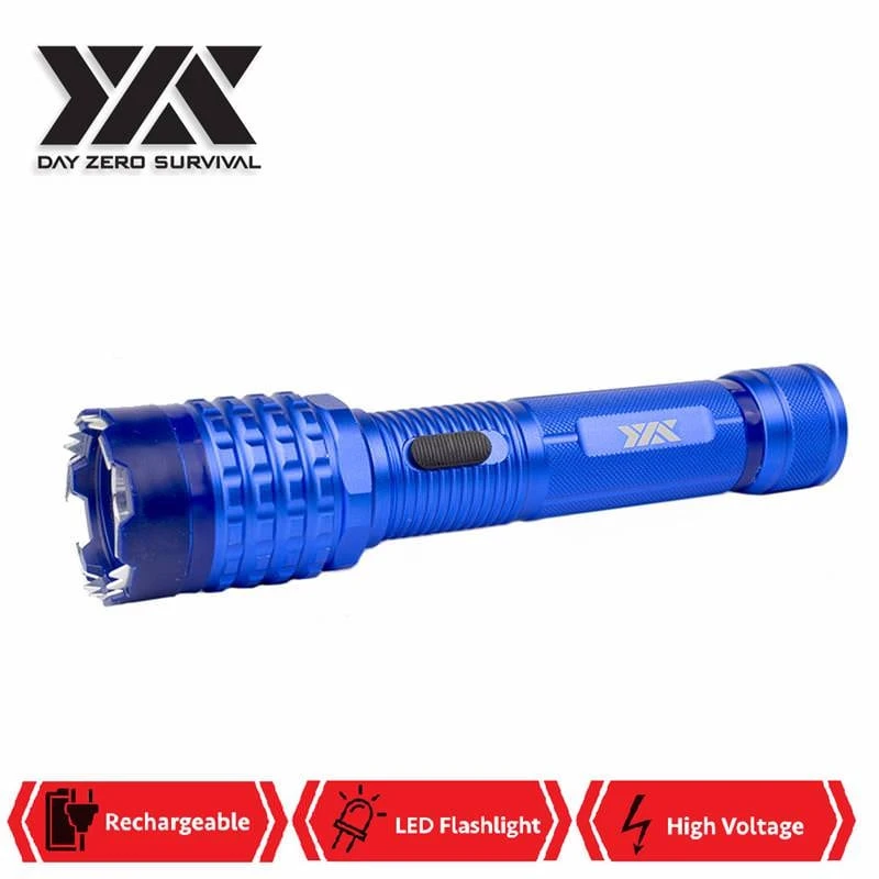 DZS Blue Delta Stun Gun 10 Million Volt Rechargeable With LED Flashlight 5 DZS Blue Delta Stun Gun 10 Million Volt Rechargeable With LED Flashlight - Image 3