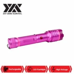 DZS Pink Delta Stun Gun 10 Million Volt Rechargeable With LED Flashlight 7 DZS Pink Delta Stun Gun 10 Million Volt Rechargeable With LED Flashlight -CUTLERY WHOLESALER Sales DZS1500PK3