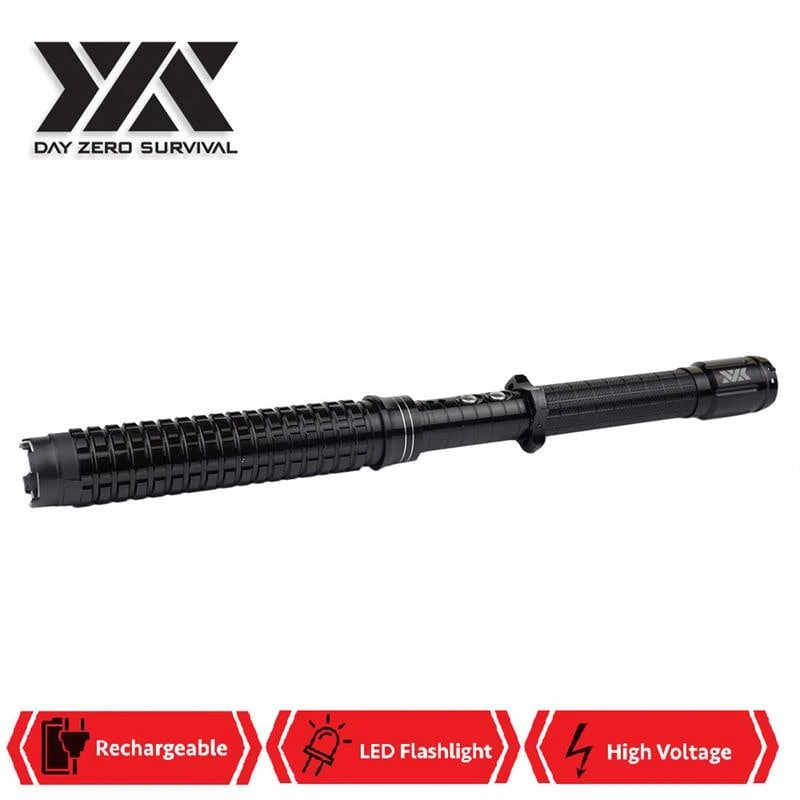 DZS LED Tactical Flash Light Stun Gun Expandable Baton 16.5" - 18.75" 4 DZS LED Tactical Flash Light Stun Gun Expandable Baton 16.5" - 18.75" - Image 2