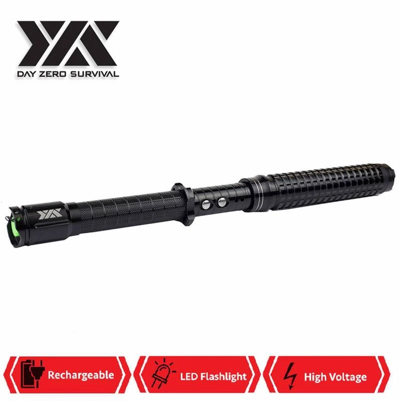DZS LED Tactical Flash Light Stun Gun Expandable Baton 16.5" - 18.75" 5 DZS LED Tactical Flash Light Stun Gun Expandable Baton 16.5" - 18.75" - Image 3