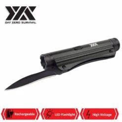 DZS 3 In 1 Multi Tool Rechargeable Stun Gun, FlashLight And Folding Knife 6 DZS 3 In 1 Multi Tool Rechargeable Stun Gun, FlashLight And Folding Knife -CUTLERY WHOLESALER Sales DZS60003