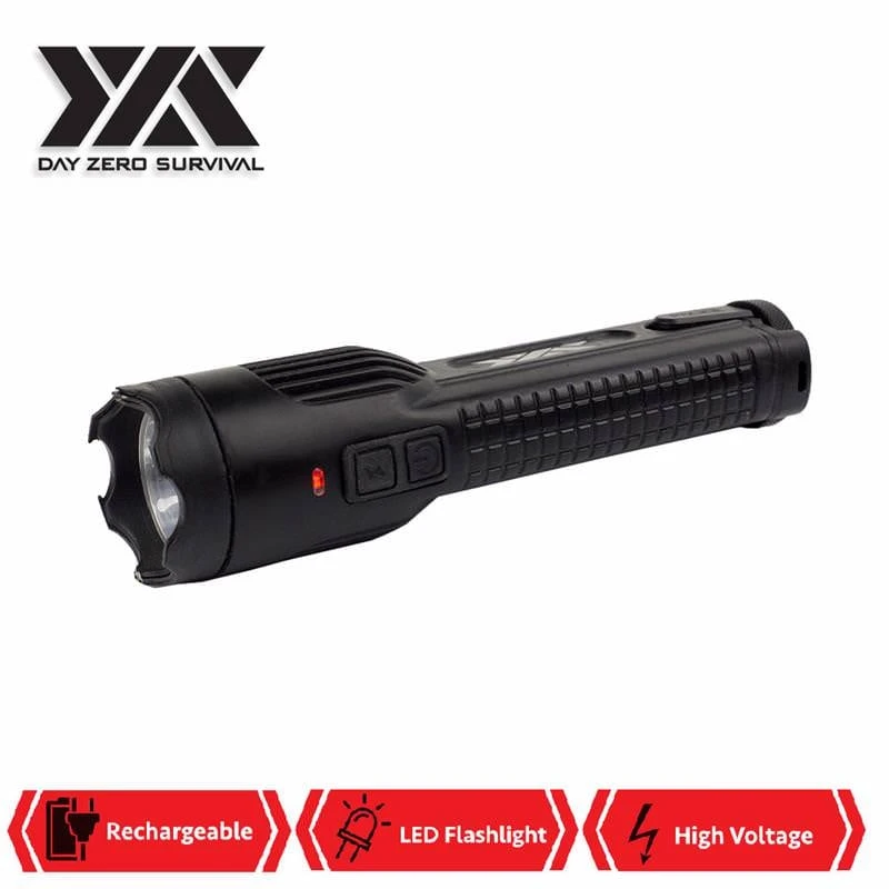 DZS Military Grade Aluminum Tactical High Power Stun Gun Flashlight 15M Volt 4 DZS Military Grade Aluminum Tactical High Power Stun Gun Flashlight 15M Volt - Image 2