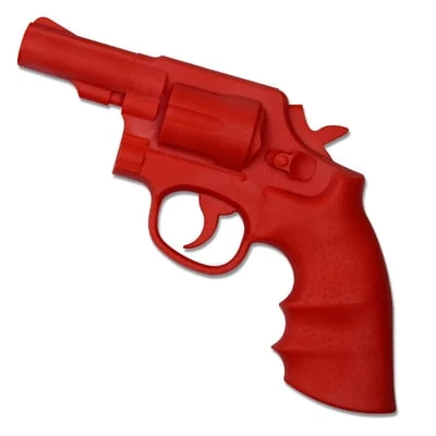 Red Rubber Self Defense Training Gun Revolver 3 Red Rubber Self Defense Training Gun Revolver