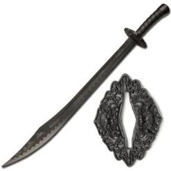 38" Overall Black PP Material Martial Arts Training Kung Fu Practice Sword