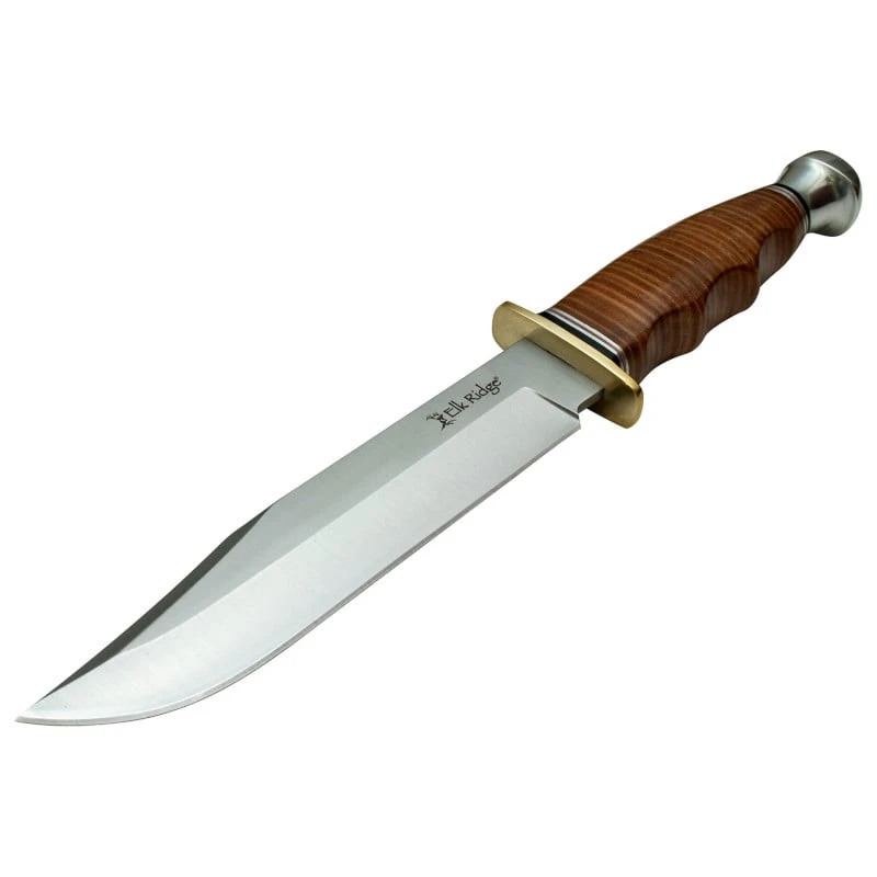 11.5 Inch Elk Ridge Fixed Blade Full Tang Hunting Bowie Knife 4 11.5 Inch Elk Ridge Fixed Blade Full Tang Hunting Bowie Knife - Image 2