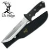Elk Ridge 12.5 Inch Overall Hunting Knife With Nylon Sheath -CUTLERY WHOLESALER Sales ER082