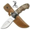 Elk Ridge Hunting Knife With Burl Wood Handle 2 Elk Ridge Hunting Knife With Burl Wood Handle -CUTLERY WHOLESALER Sales ER128