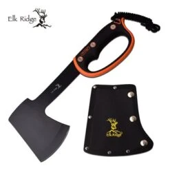 Elk Ridge Outdoor Adventure Axe Hatchet With D Handle Grip
