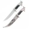 Antique Silver Dear Collectors Dagger Fixed Blade Hunting Knife With Scabbard -CUTLERY WHOLESALER Sales FL15208DR