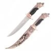 Bronze Wolf Collectors Dagger Fixed Blade Hunting Knife With Scabbard -CUTLERY WHOLESALER Sales FL15208W