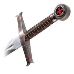 Crusader Knight Templar Red Cross Sword With Wall Mount 9 Crusader Knight Templar Red Cross Sword With Wall Mount -CUTLERY WHOLESALER Sales FL199117 4