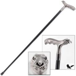 CUTLERY WHOLESALER Sales 42 36" Eagle Head T Style Handle Steel Metal Gentlemen Walking Cane Stick